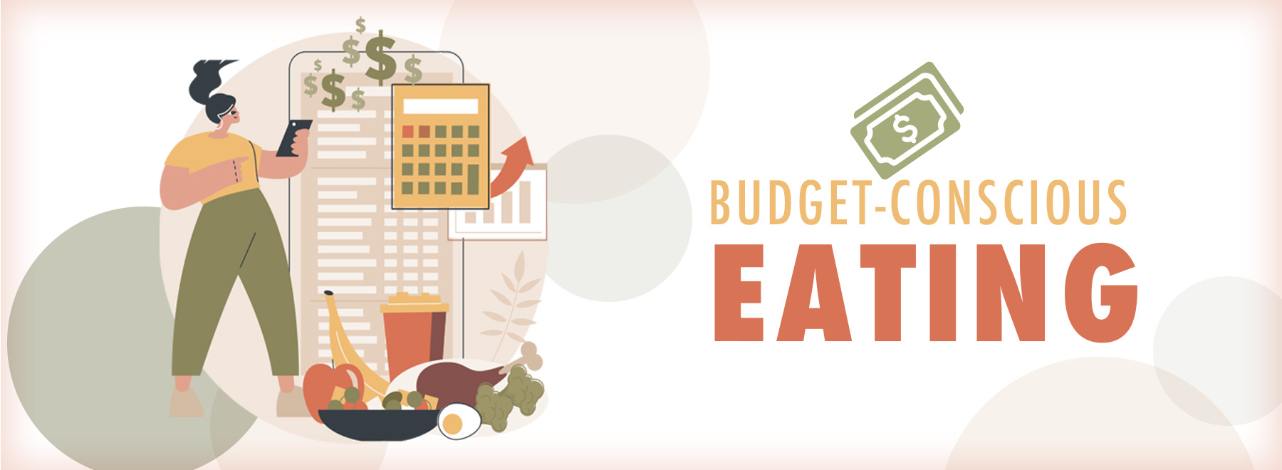 1. A guide to healthy eating on a budget, featuring affordable meal options and tips for cost-effective nutrition.